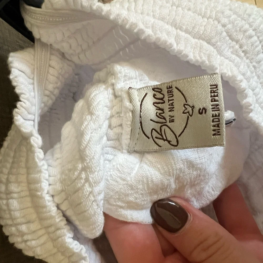 White Ruffled Women's Skirt - Picture 3 of 3